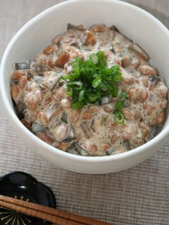 お漬物✿マヨ✿納豆ご飯-レシピのメイン写真