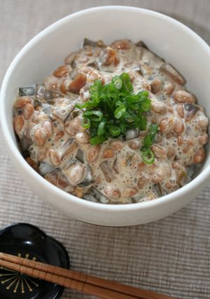 お漬物✿マヨ✿納豆ご飯-レシピのメイン写真