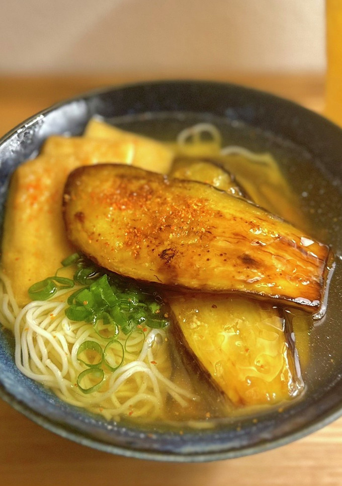 とろ茄子きつねそうめん-レシピのメイン写真