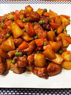 〝鯨肉のノルウェー風〟給食メニュー豚肉で-レシピのメイン写真