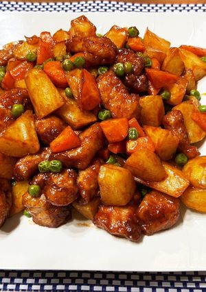 〝鯨肉のノルウェー風〟給食メニュー豚肉で-レシピのメイン写真