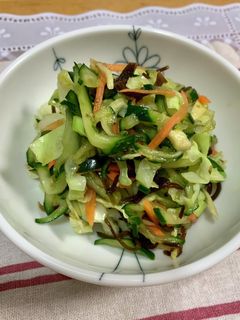キャベツと塩昆布の生姜和え♪-レシピのメイン写真