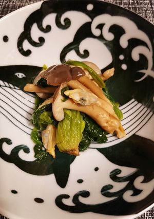 ほうれん草としめじ酢のもの-レシピのメイン写真