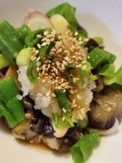 なすと焼きさばでさっぱりポン酢炒め-レシピのメイン写真