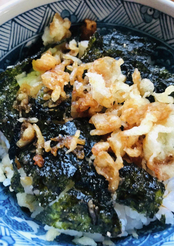 毎日のしろごはん●揚げ玉海苔ごはん-レシピのメイン写真