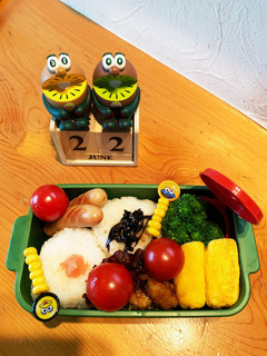 高一長女 お弁当(おむすび3)-レシピのメイン写真