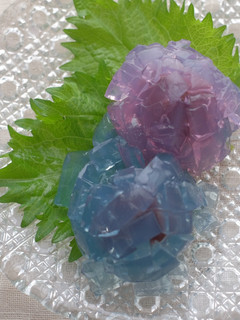 紫陽花まんじゅう-レシピのメイン写真