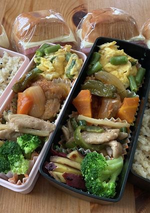 高校生男子弁当340 女子弁当46-レシピのメイン写真
