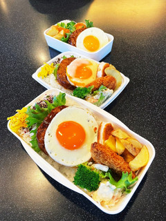 高校生弁当2023 6月22ハンバーグ-レシピのメイン写真