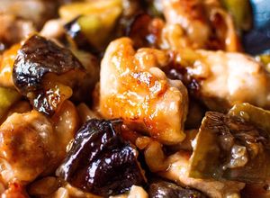 ワンパン簡単！鶏もも肉と茄子のトロリ炒め-レシピのメイン写真