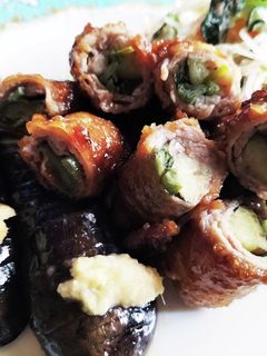 豚駒肉巻き!厨房ばあばぁ!-レシピのメイン写真