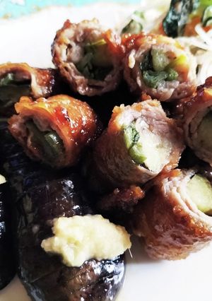 豚駒肉巻き!厨房ばあばぁ!-レシピのメイン写真