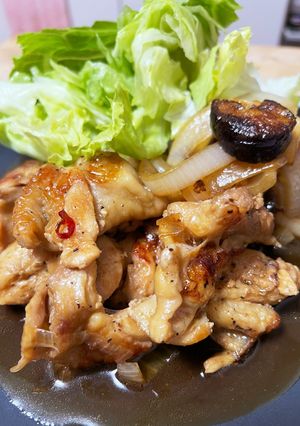 にんにくたっぷり！鳥もも肉の甘辛ソース-レシピのメイン写真