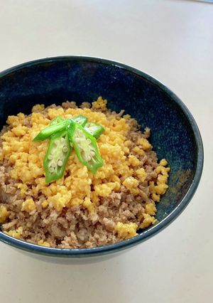 鶏と卵のそぼろご飯-レシピのメイン写真