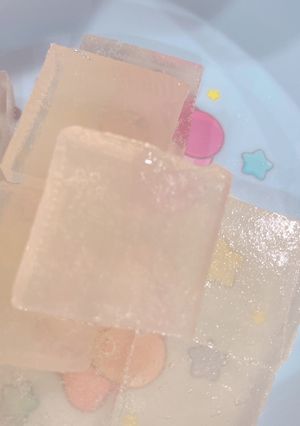 寒天でグミ風!(蜂蜜レモン味)-レシピのメイン写真