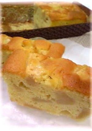 ＢＰなしでふっわふわ！りんごのケーキ-レシピのメイン写真
