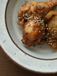 手羽元とじゃがいもの照り煮-レシピのメイン写真
