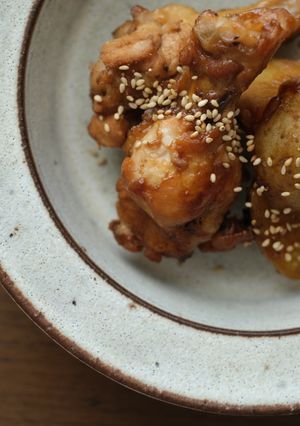 手羽元とじゃがいもの照り煮-レシピのメイン写真