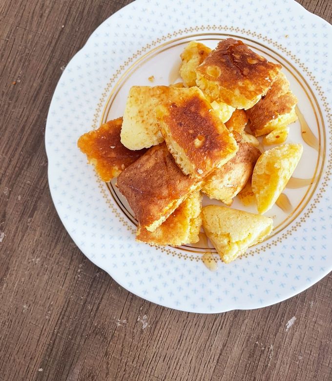 カリカリ炒めホットケーキ-レシピのメイン写真