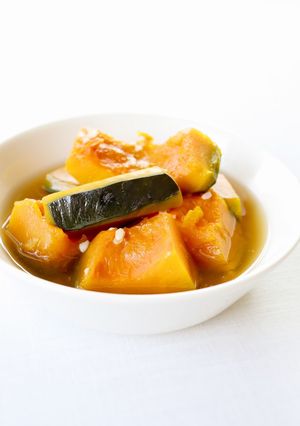 シンプル簡単に【南瓜の塩麹煮】-レシピのメイン写真