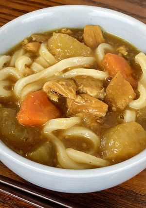 あぐーカレーうどん-レシピのメイン写真