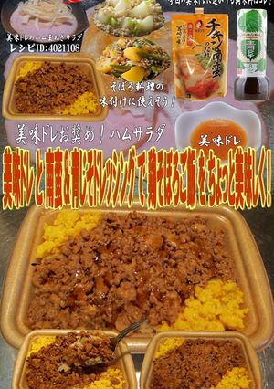 美味ドレ南蛮青じそドレッシング鶏そぼろ弁-レシピのメイン写真