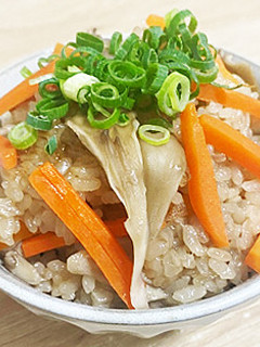 ほうじ茶炊き込みご飯-レシピのメイン写真