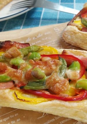 夏野菜たっぷり♡カレーソースのピザ パイ-レシピのメイン写真