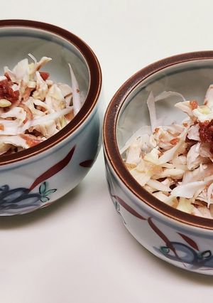 簡単！美味しい♪鶏ささみの香味梅肉和え-レシピのメイン写真