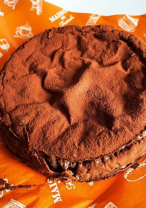 簡単チョコレートベイクドチーズケーキ-レシピのメイン写真