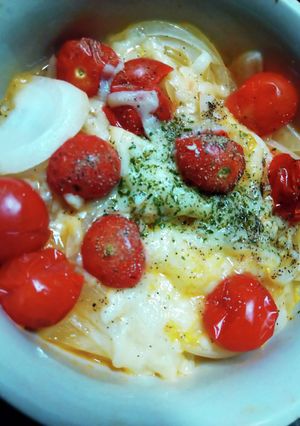 新たまと熱々チーズトマト-レシピのメイン写真