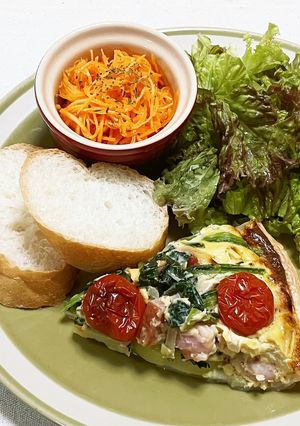 手作りキッシュでお家カフェごはん-レシピのメイン写真