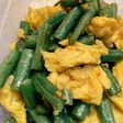 【常備菜】インゲンとチーズたまごの炒め物