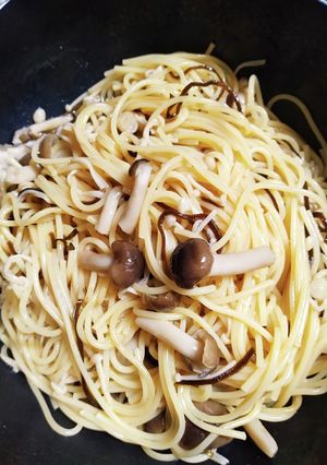 ズボラ！フライパンで和風パスタ-レシピのメイン写真
