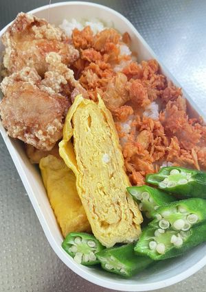 にんにく唐揚げ弁当-レシピのメイン写真