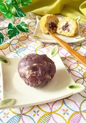 オートミールと米粉のヘルシーおはぎ✤-レシピのメイン写真
