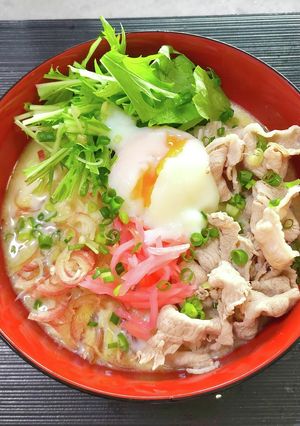 夏においしい豆乳素麺-レシピのメイン写真