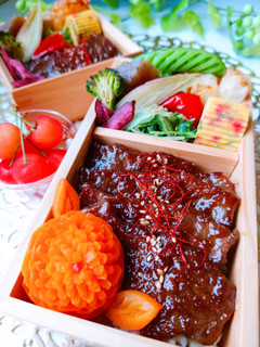 女子学生のお弁当(2023.6.23)-レシピのメイン写真