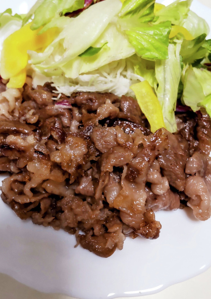 簡単に♪牛コマを炒めるだけ～♡-レシピのメイン写真