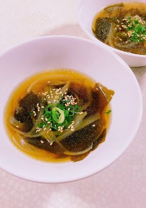 インスタントラーメンスープで簡単スープ-レシピのメイン写真