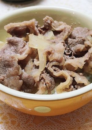 ほんとに簡単！！絶品牛丼-レシピのメイン写真