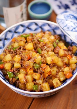 ねっとりあま～い♡カレーそぼろ肉じゃが✨-レシピのメイン写真