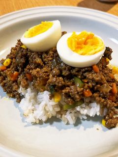 市販のルーで簡単夏野菜のドライカレー-レシピのメイン写真