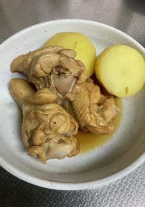 手羽とジャガのウスター煮-レシピのメイン写真
