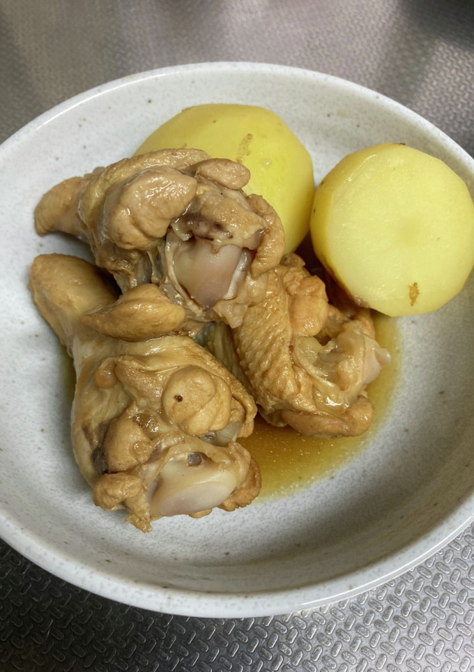 手羽とジャガのウスター煮-レシピのメイン写真