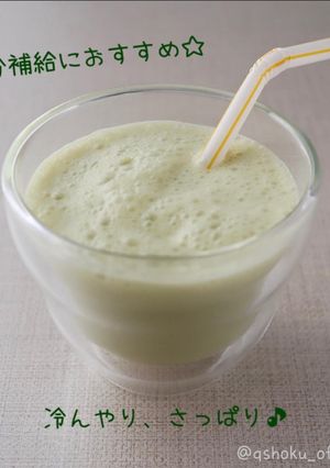抹茶のとろみレアチーズシェイク-レシピのメイン写真