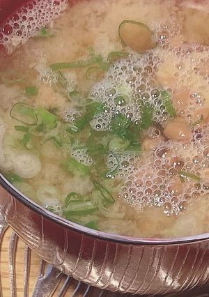 納豆お味噌汁♡-レシピのメイン写真
