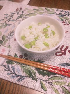 パパっと!余りごはんで!枝豆ごはん-レシピのメイン写真