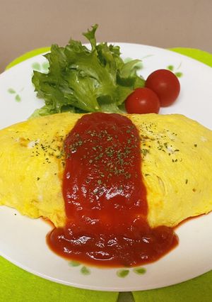 昔ながらのシンプルオムライス-レシピのメイン写真
