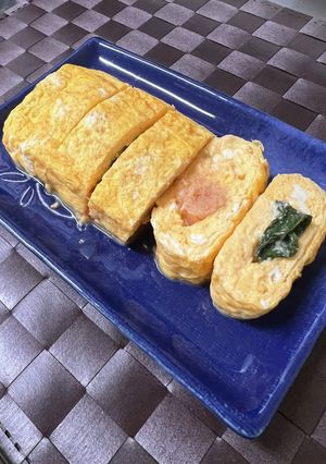 博多明太子の大葉マヨ卵焼き-レシピのメイン写真